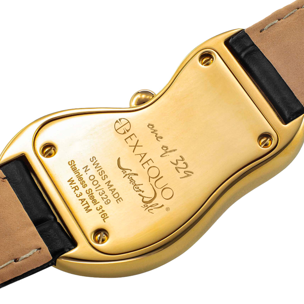 Salvador Dalì Classic Melting Watch Black Swiss Made One of 888
