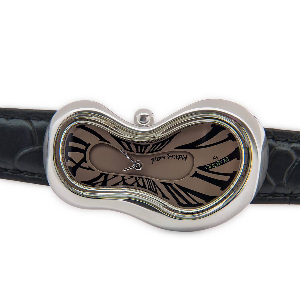 Classic Melting Watch Stainless Steel 316L Fumé One of 301