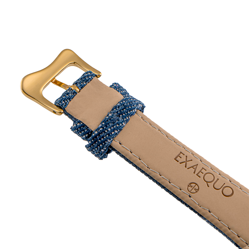 Classic Melting Stainless Steel 316L Denim - PVD Yellow Gold