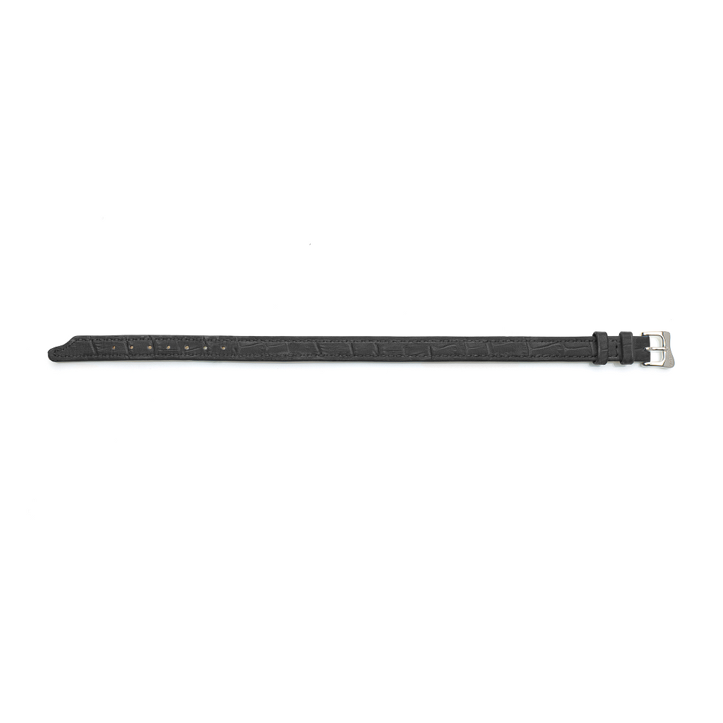 Seconda Pelle Bracelet Croco Black