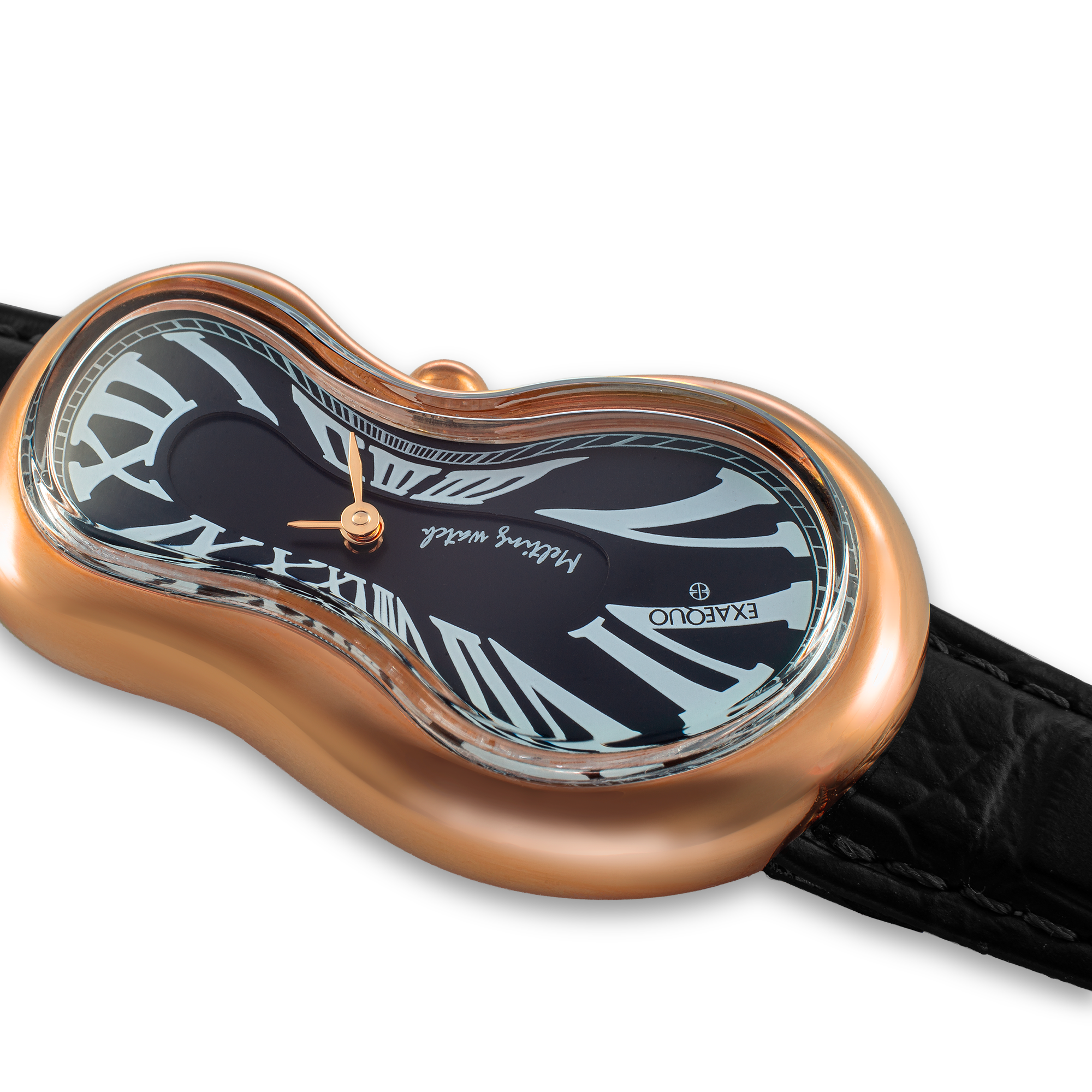 Classic Melting Stainless Steel 316L Black - PVD Rose Gold